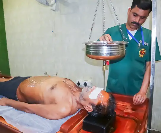 Purvakarma Therapy Session