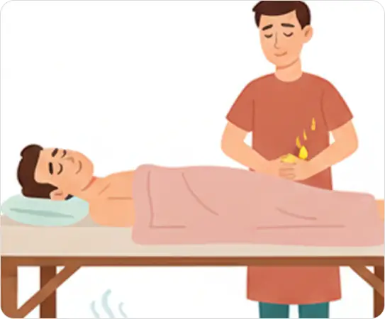 Purvakarma Therapy Session