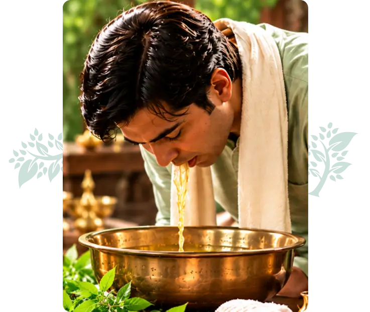 Ayurvedic Vamana Practice