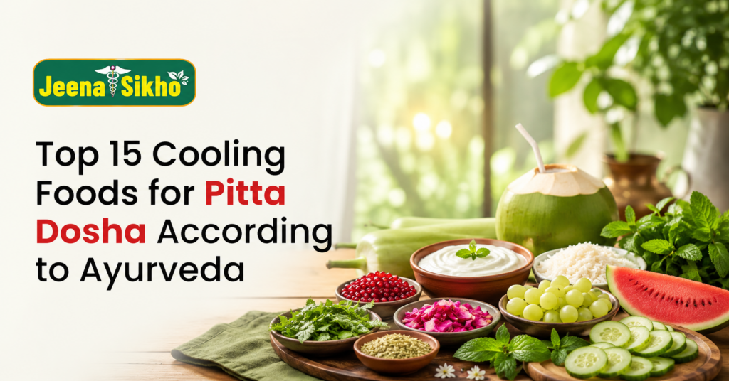 Top 15 cooling food with pitta dosha